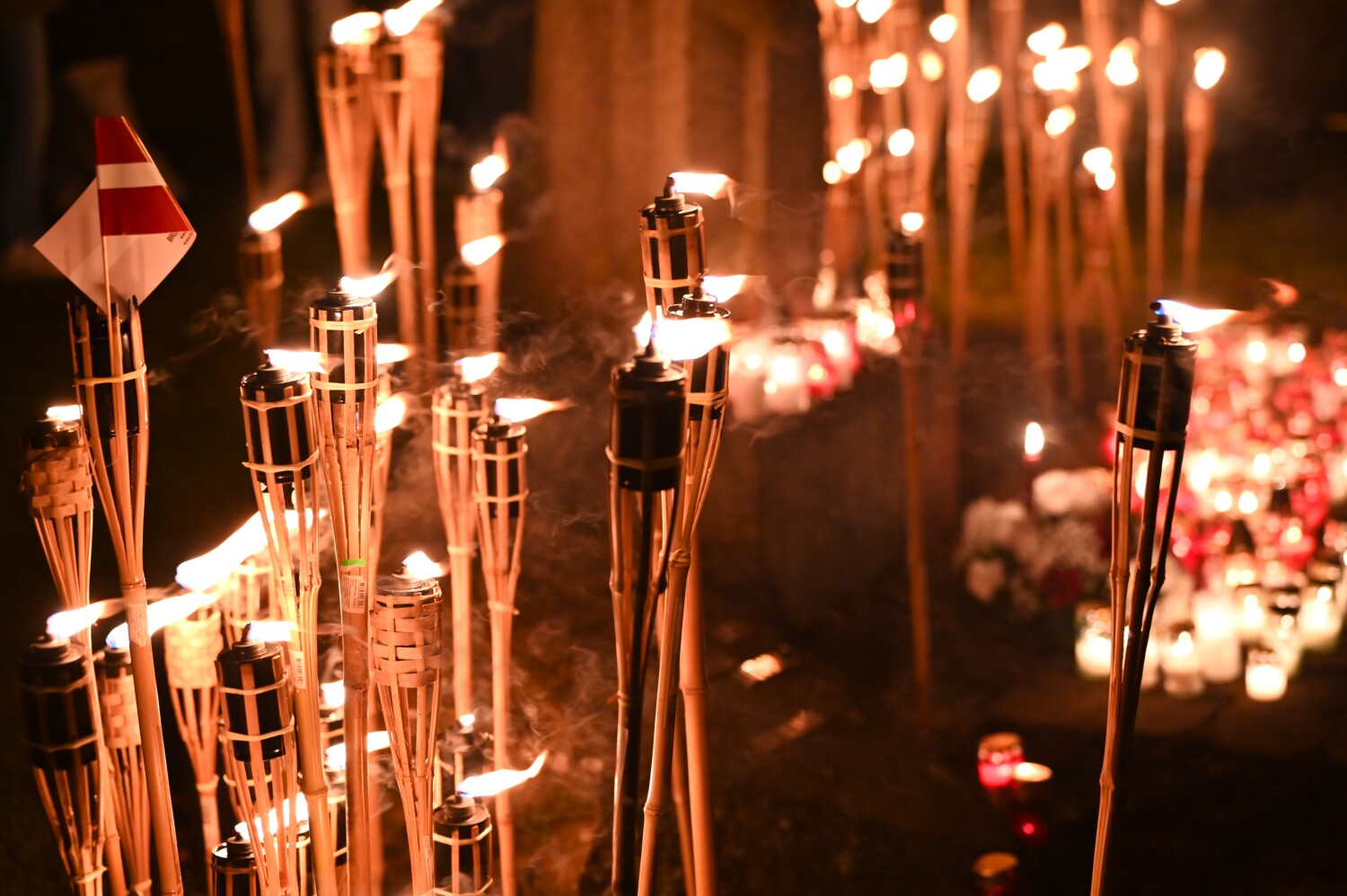 Lāčplēša dienas lāpu gājiens Preiļos