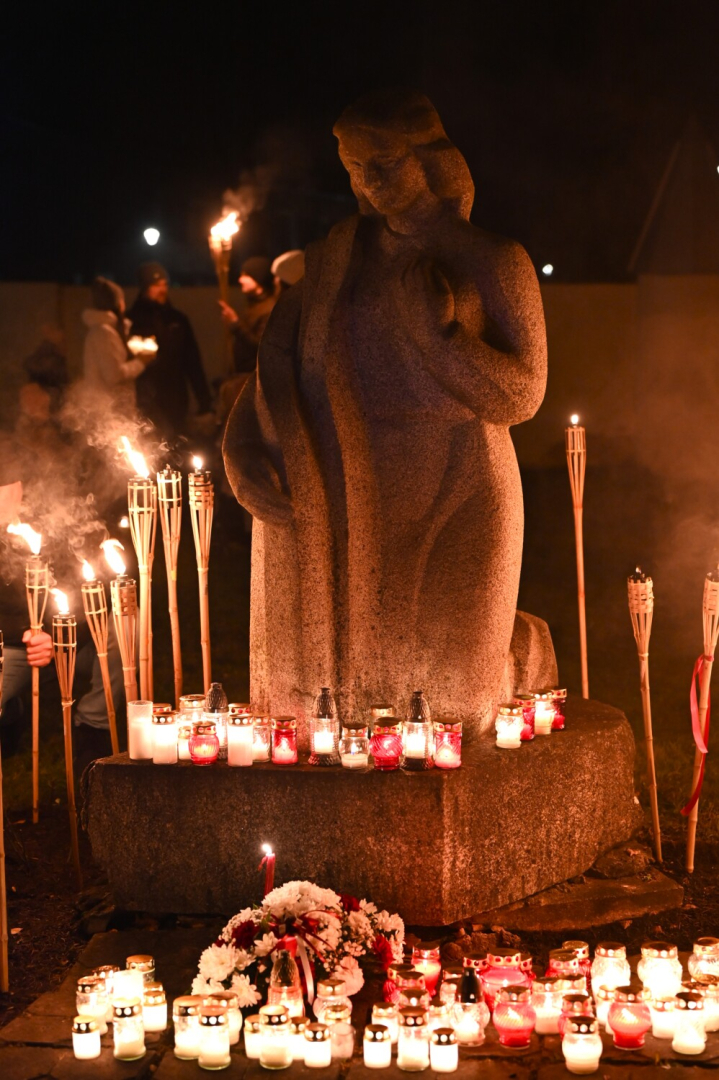 Lāčplēša dienas lāpu gājiens Preiļos