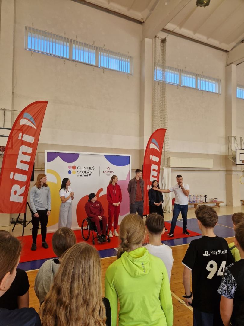 Latgalē aizvadīta noslēdzošā vizīte “Olimpieši skolās ar Rimi”