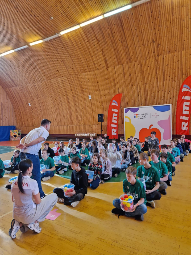 Latgalē aizvadīta noslēdzošā vizīte “Olimpieši skolās ar Rimi”