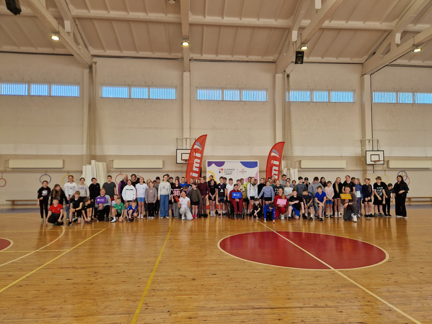 Latgalē aizvadīta noslēdzošā vizīte “Olimpieši skolās ar Rimi”