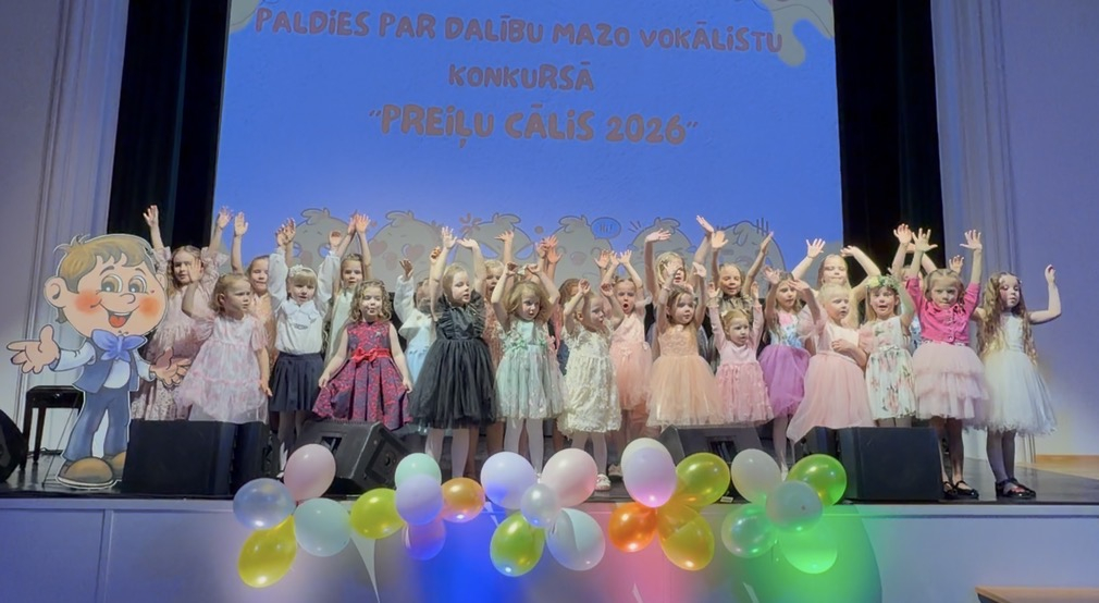 Izskanējis mazo vokālistu sadziedāšanās konkurss "Preiļu Cālis 2026"