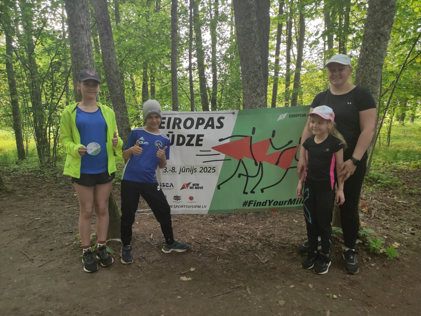 “Eiropas jūdze 2025” Preiļu parkā