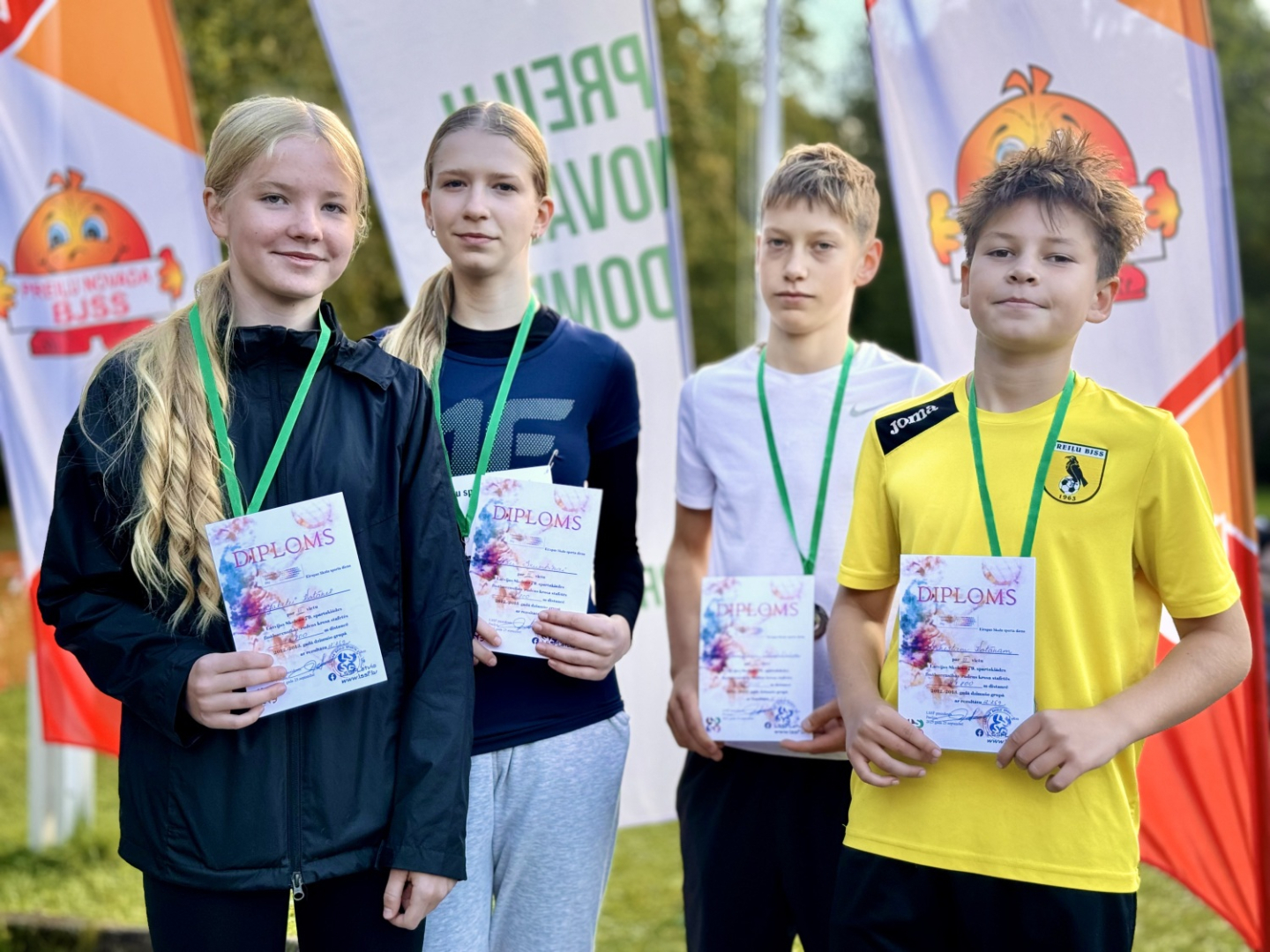 Latvijas Skolēnu 79. spartakiāde rudens krosa stafetēs Preiļos