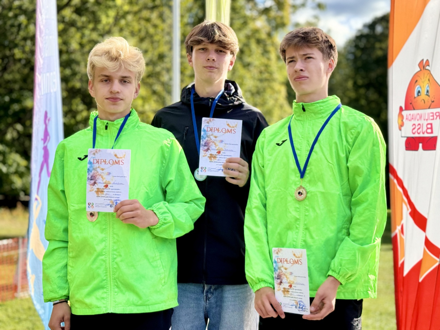 Latvijas Skolēnu 79. spartakiāde rudens krosa stafetēs Preiļos