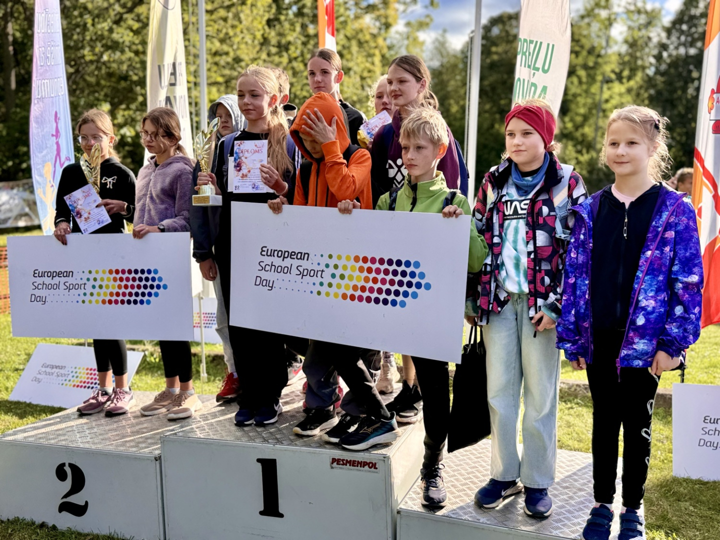 Latvijas Skolēnu 79. spartakiāde rudens krosa stafetēs Preiļos