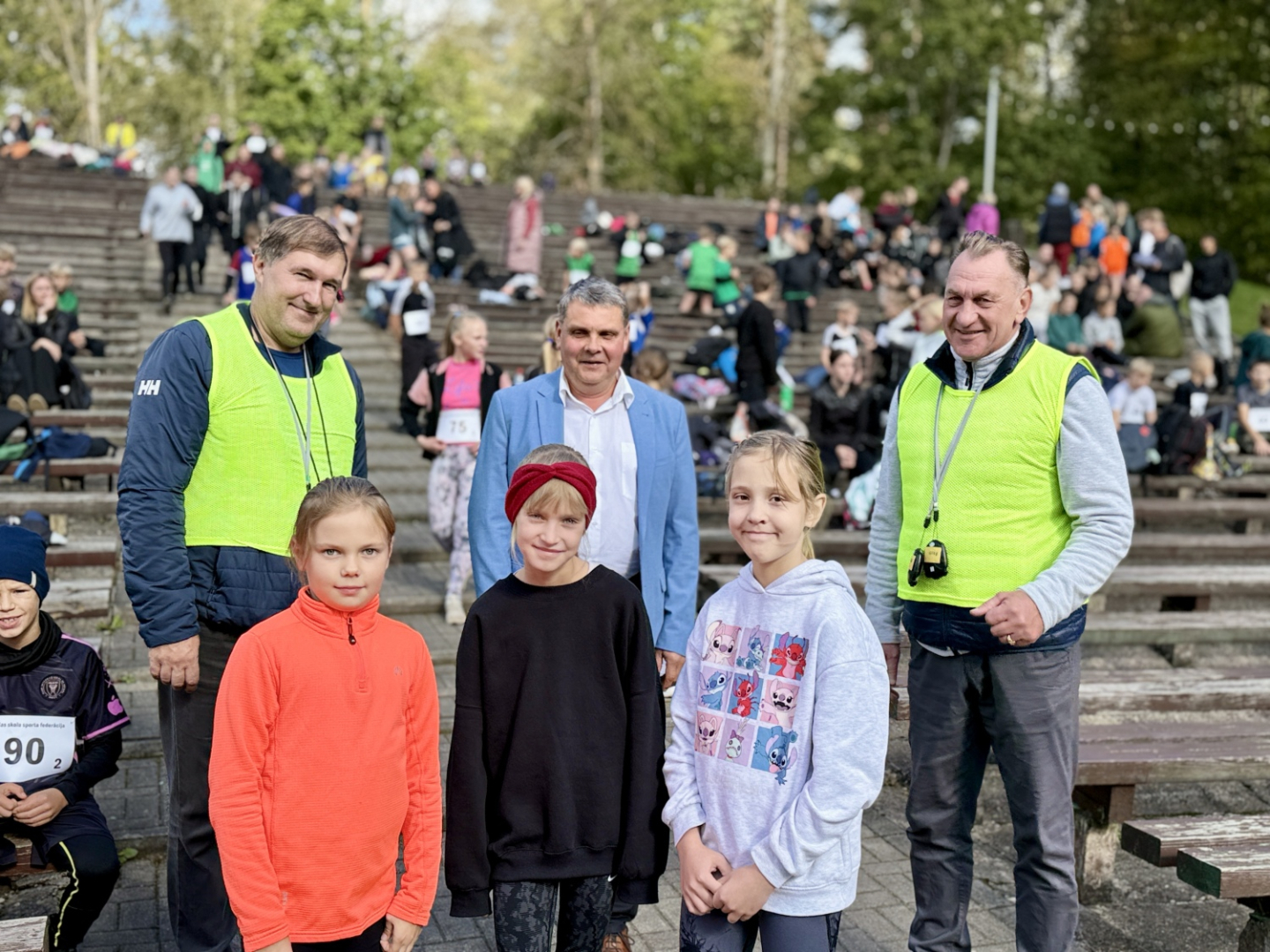 Latvijas Skolēnu 79. spartakiāde rudens krosa stafetēs Preiļos