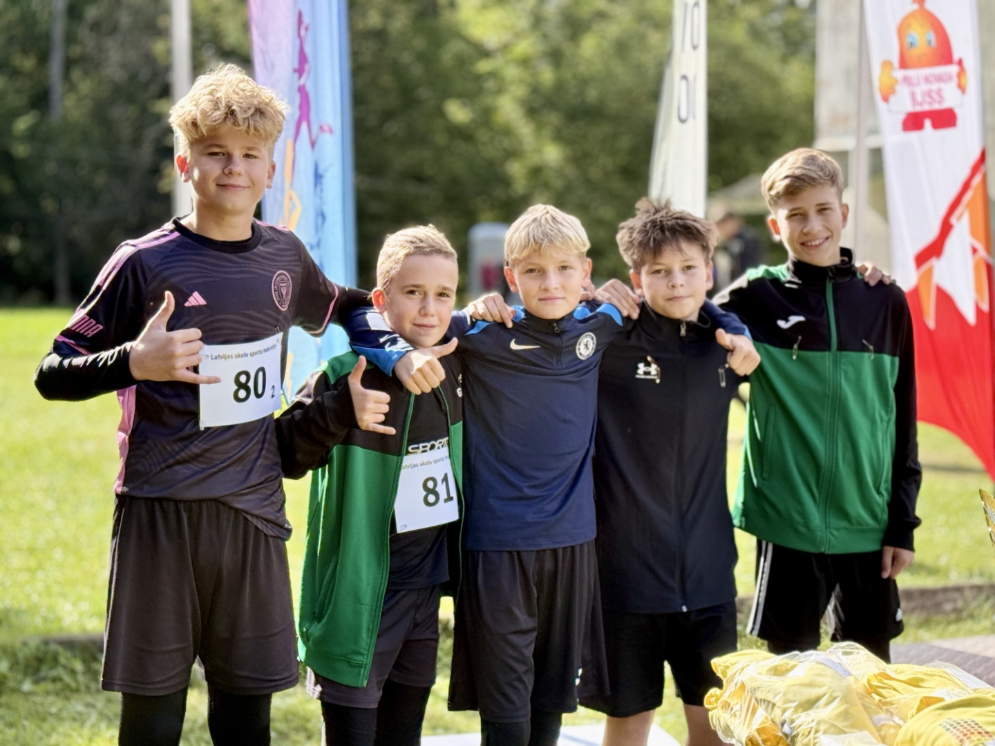 Latvijas Skolēnu 79. spartakiāde rudens krosa stafetēs Preiļos