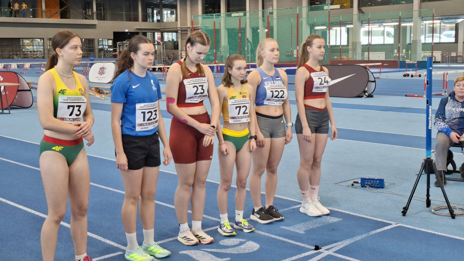 Preiļu novada Bērnu un jauniešu sporta skolas vieglatlēti startē Latvijas valsts U-18 izlasē