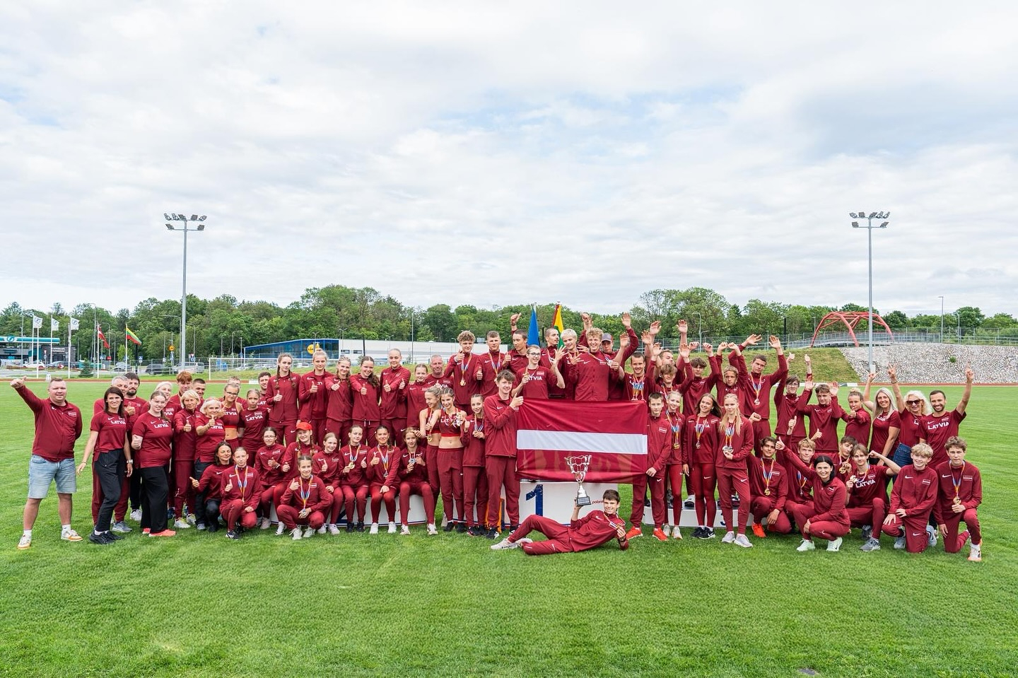 Preiļu novada BJSS vieglatlēti startē Baltijas komandu sacensībās U-16 un U-18