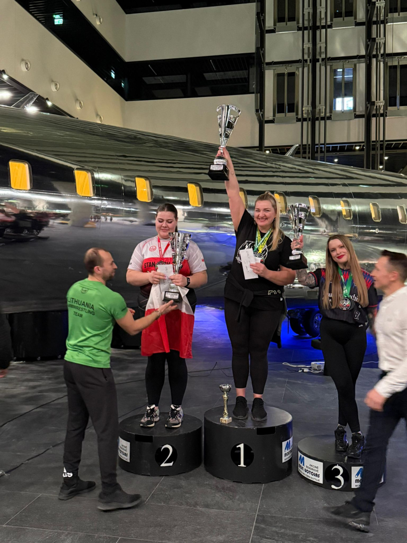 Preiļu armvrestleru panākumi Maslobojeva Starptautiskajā kausā 2026 Viļņā