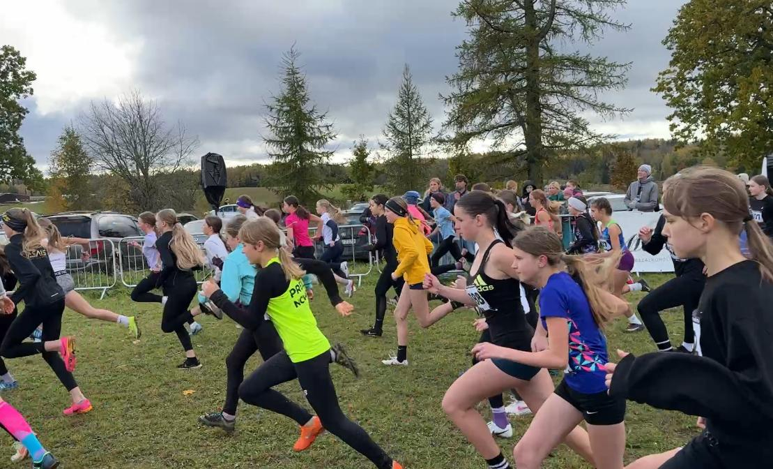 Preiļu BJSS vieglatlētu starti Latvijas čempionātā krosā