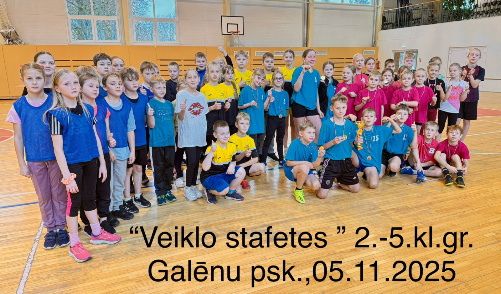 Skolu sacensības “VEIKLO STAFETES” Galēnos