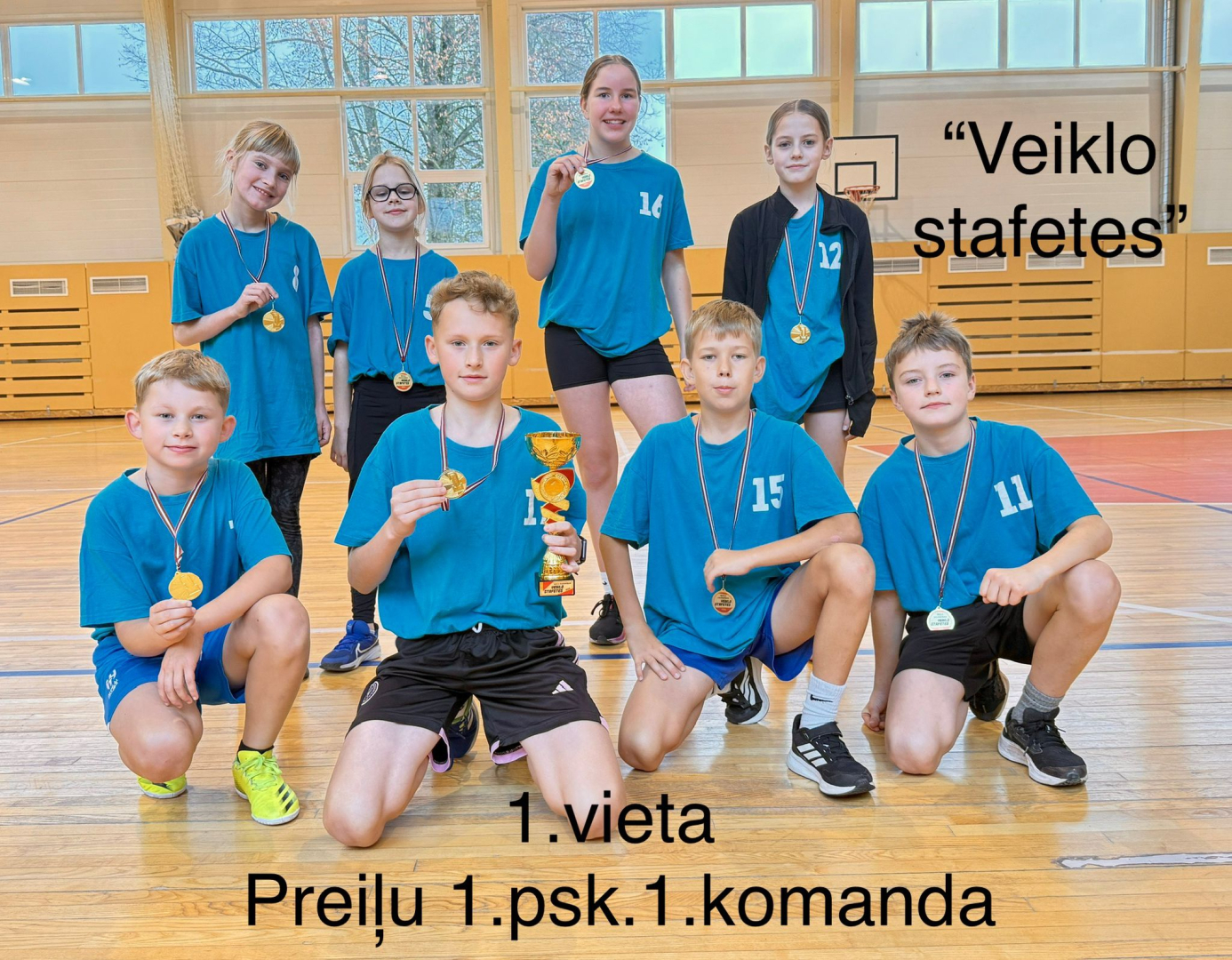 Skolu sacensības “VEIKLO STAFETES” Galēnos