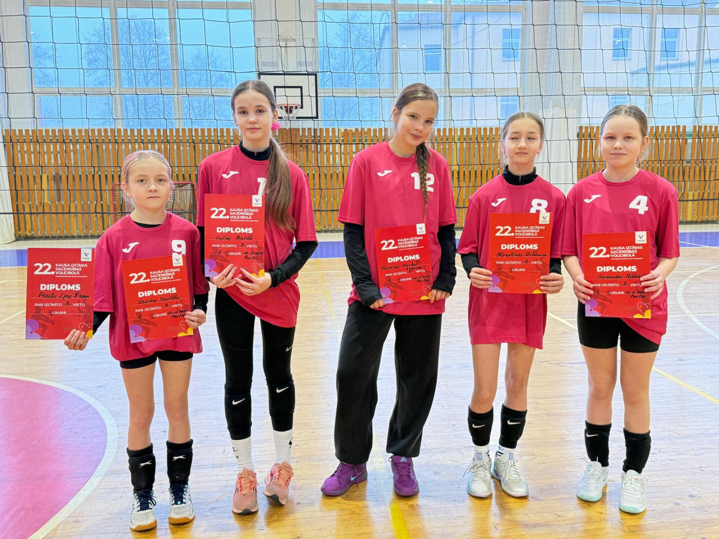 Zināmi sacensību “top!Kauss 2026” Preiļu skolu komandām volejbolā finālisti