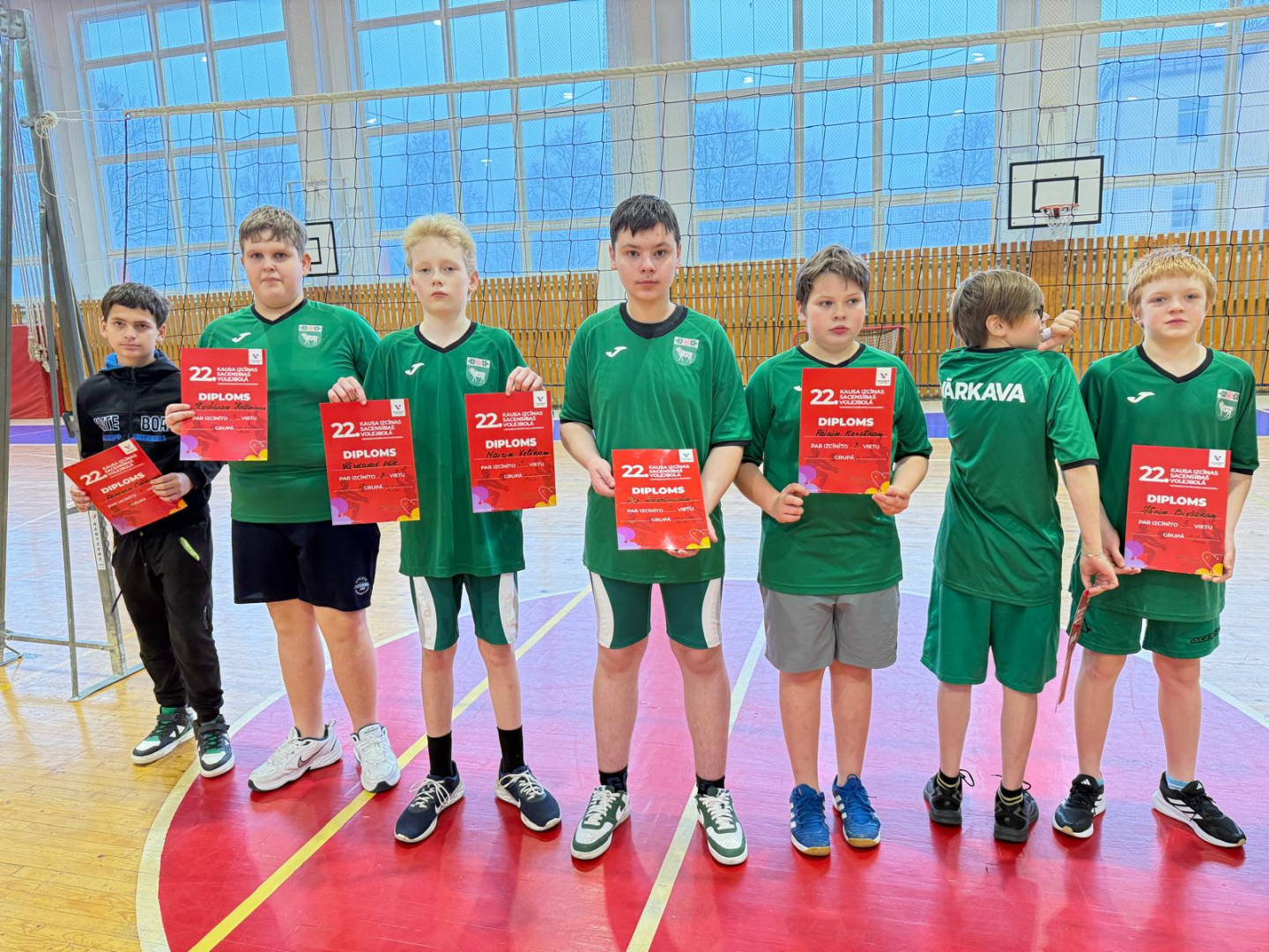 Zināmi sacensību “top!Kauss 2026” Preiļu skolu komandām volejbolā finālisti