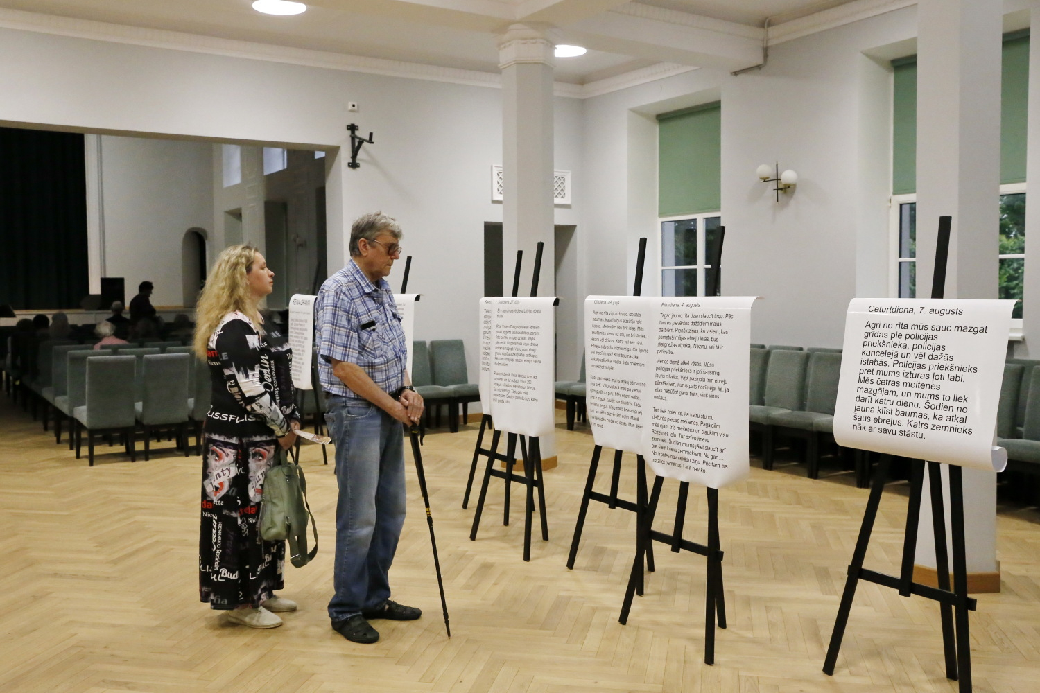 Holokausta upuru piemiņas pasākums Preiļos