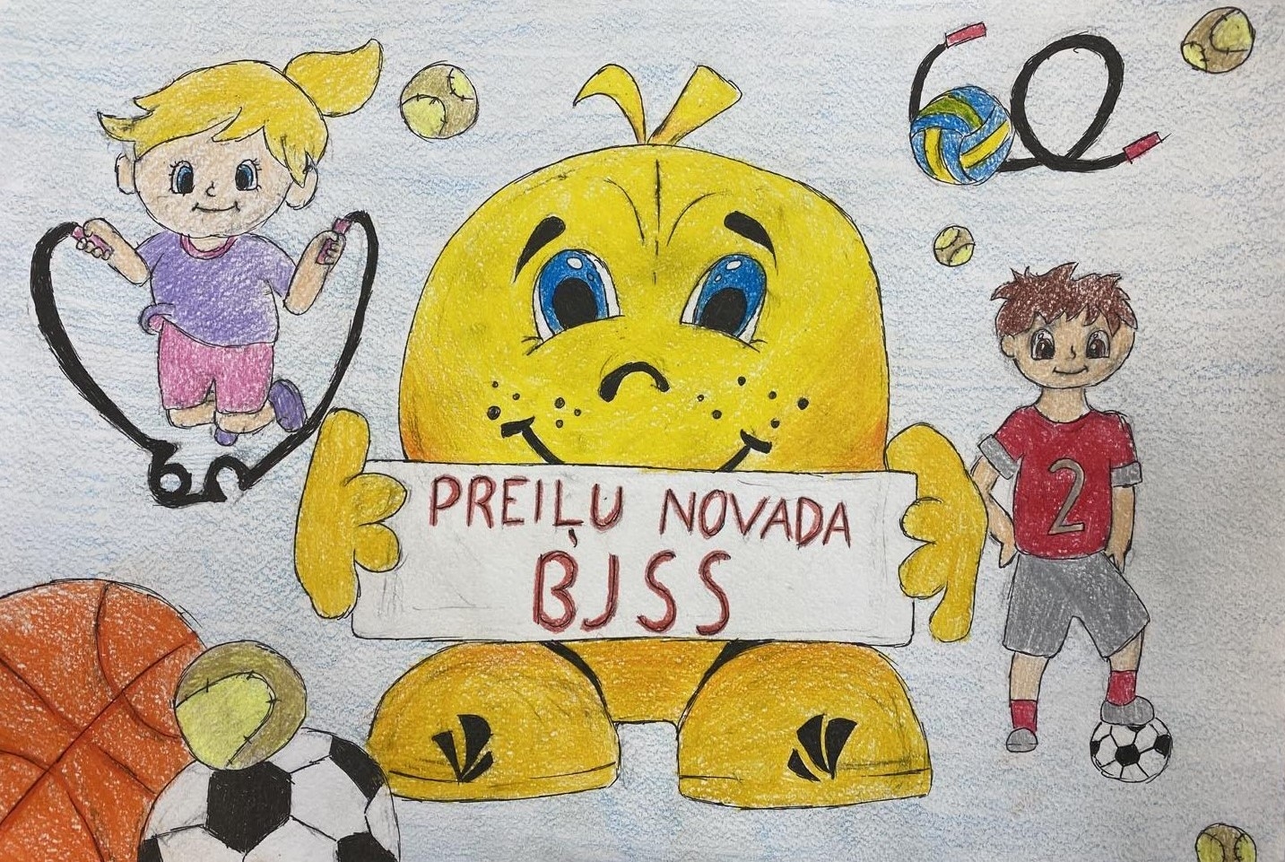 Radošā konkursa "Preiļu novada sporta skolai 60" rezultāti