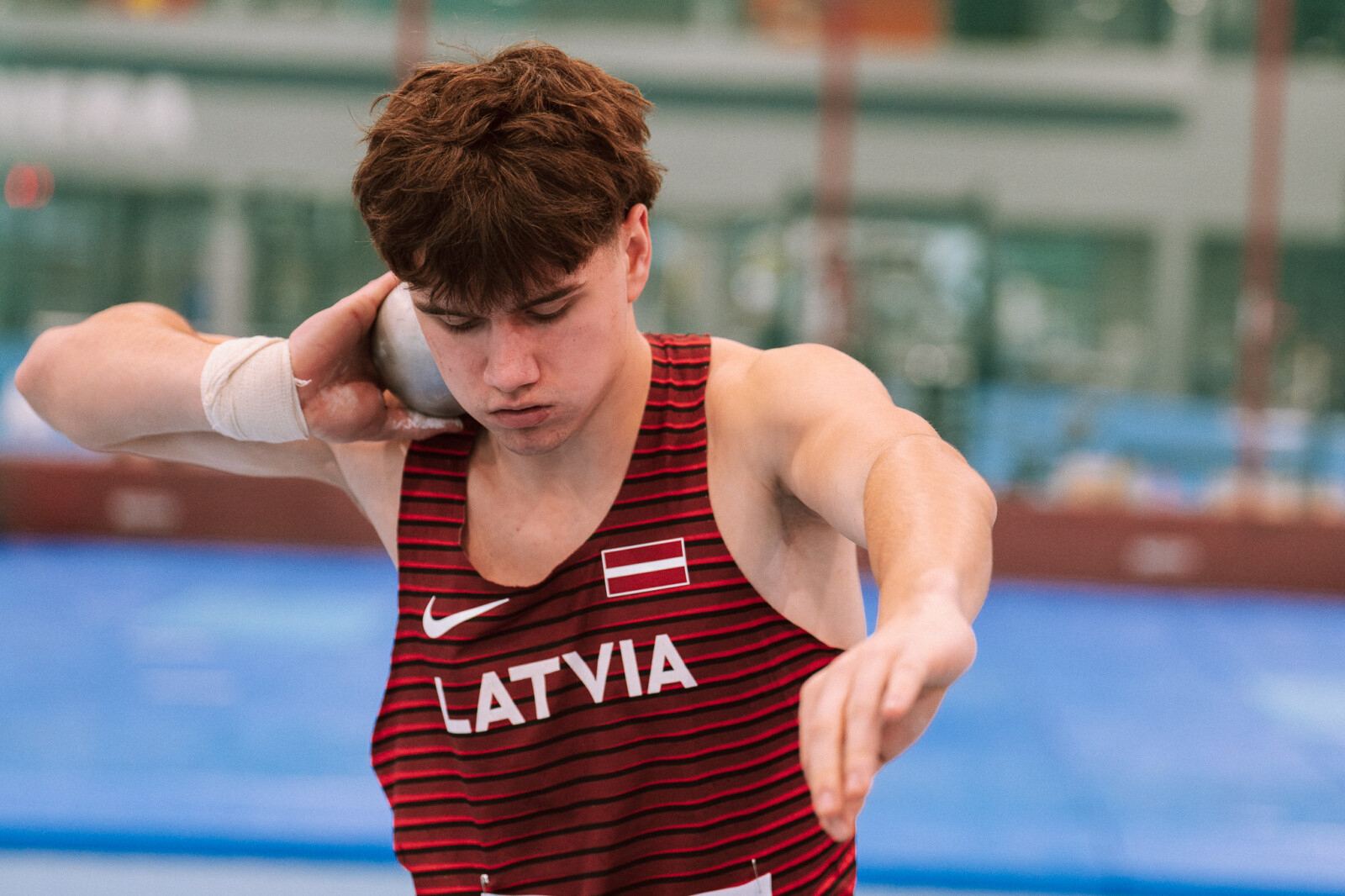 Preiļu novada Bērnu un jauniešu sporta skolas vieglatlēti startē Latvijas valsts U-18 izlasē