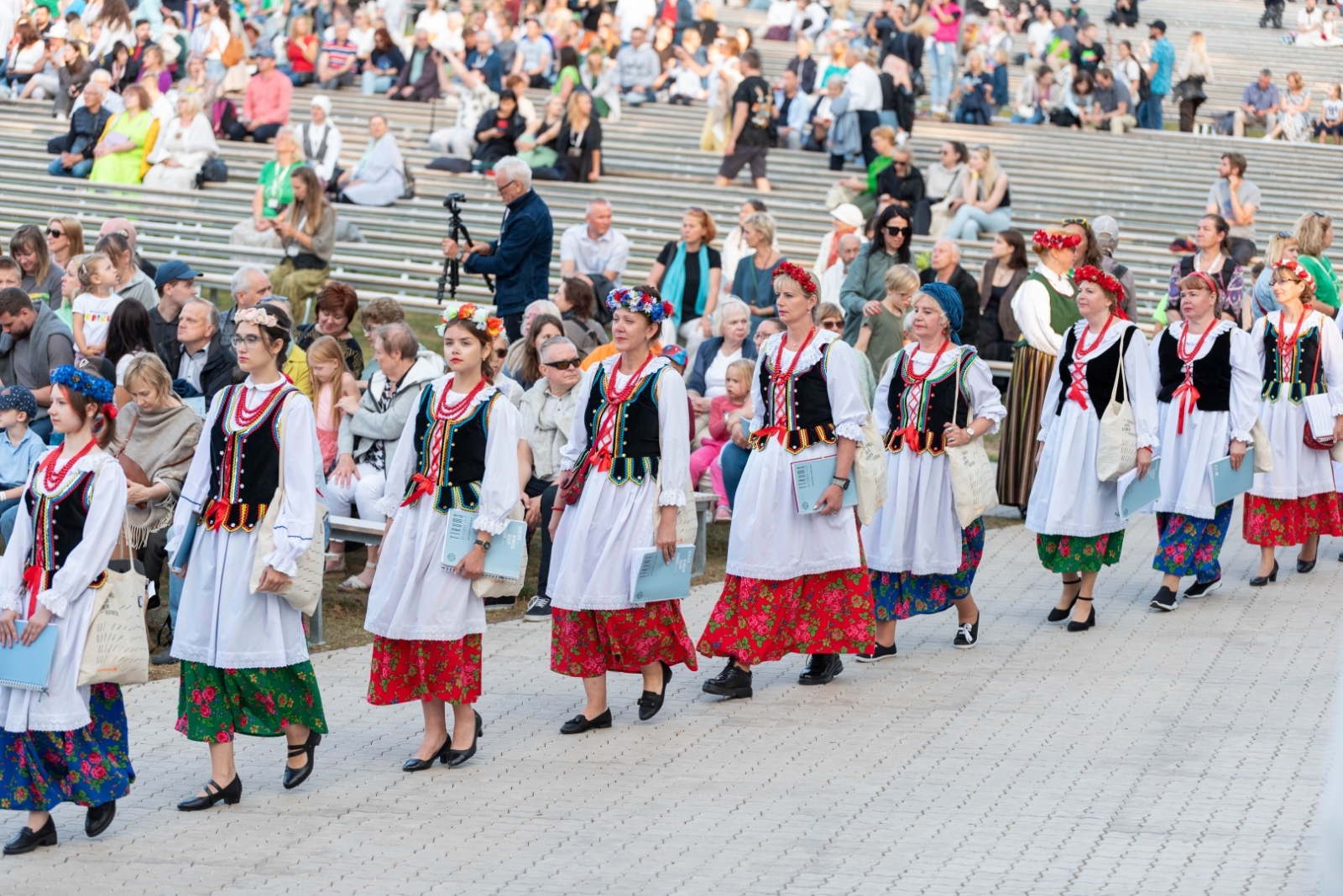 Koru lielkoncerta "Tīrums. Dziesmas ceļš" ģenerālmēģinājums Mežaparkā