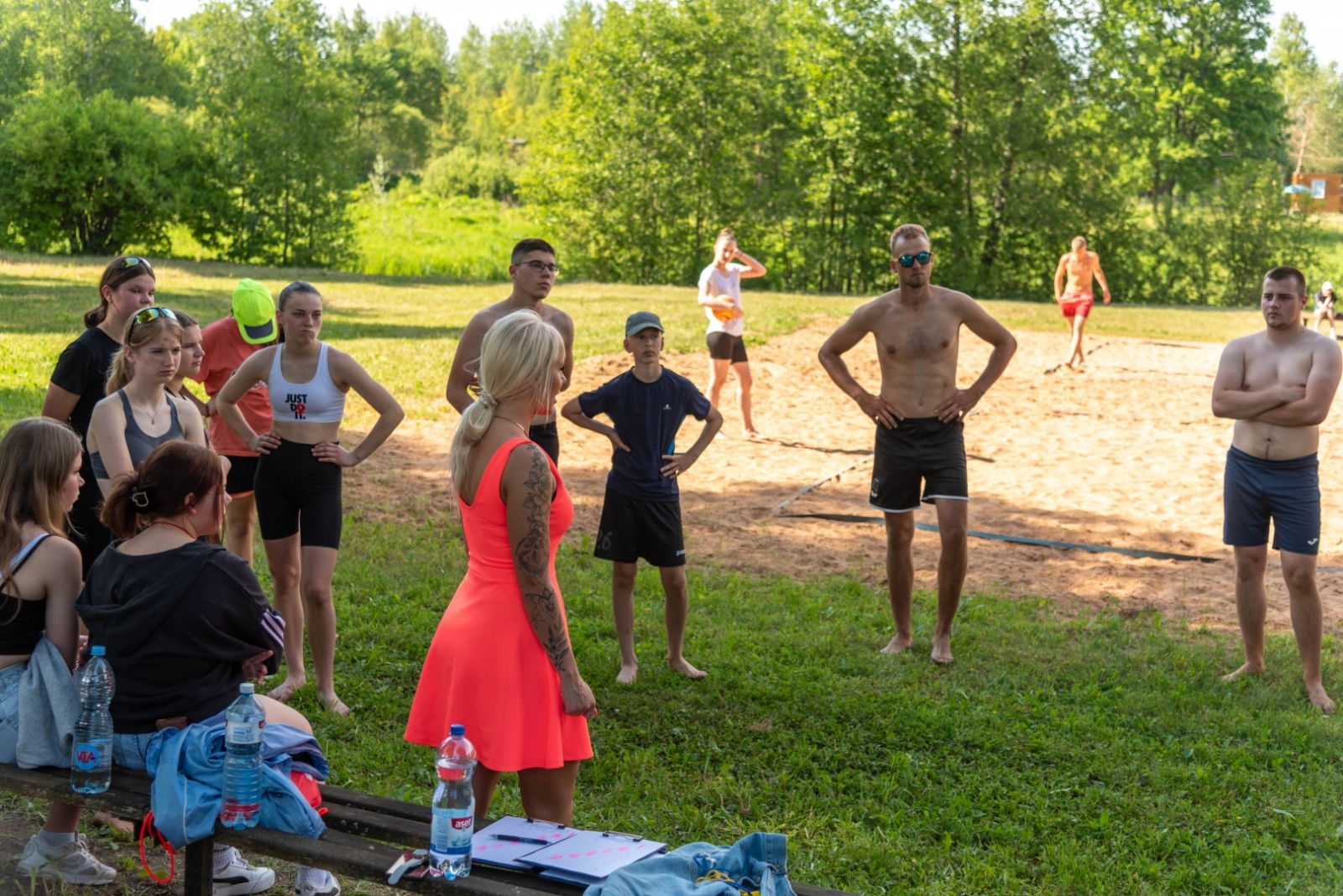 Jauniešu volejbola turnīrs Riebiņos