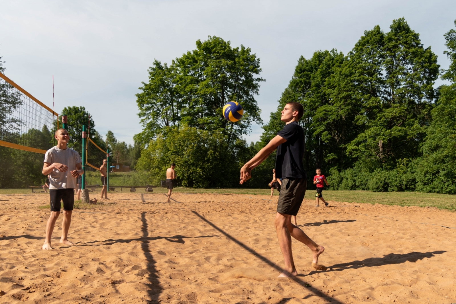 Jauniešu volejbola turnīrs Riebiņos