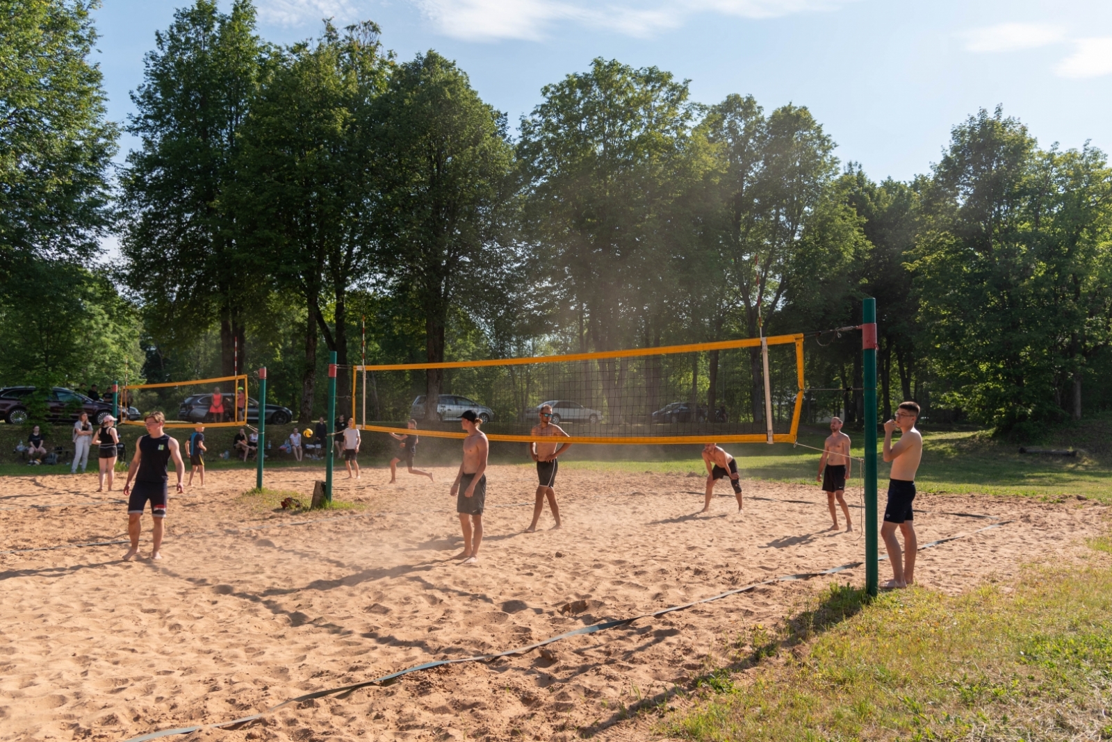 Jauniešu volejbola turnīrs Riebiņos