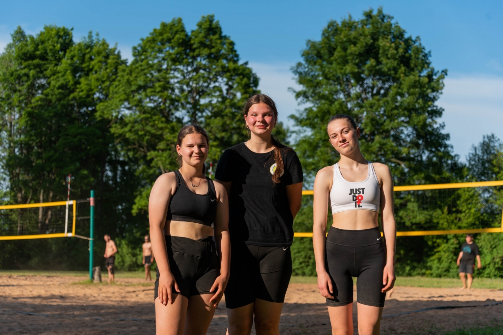 Jauniešu volejbola turnīrs Riebiņos