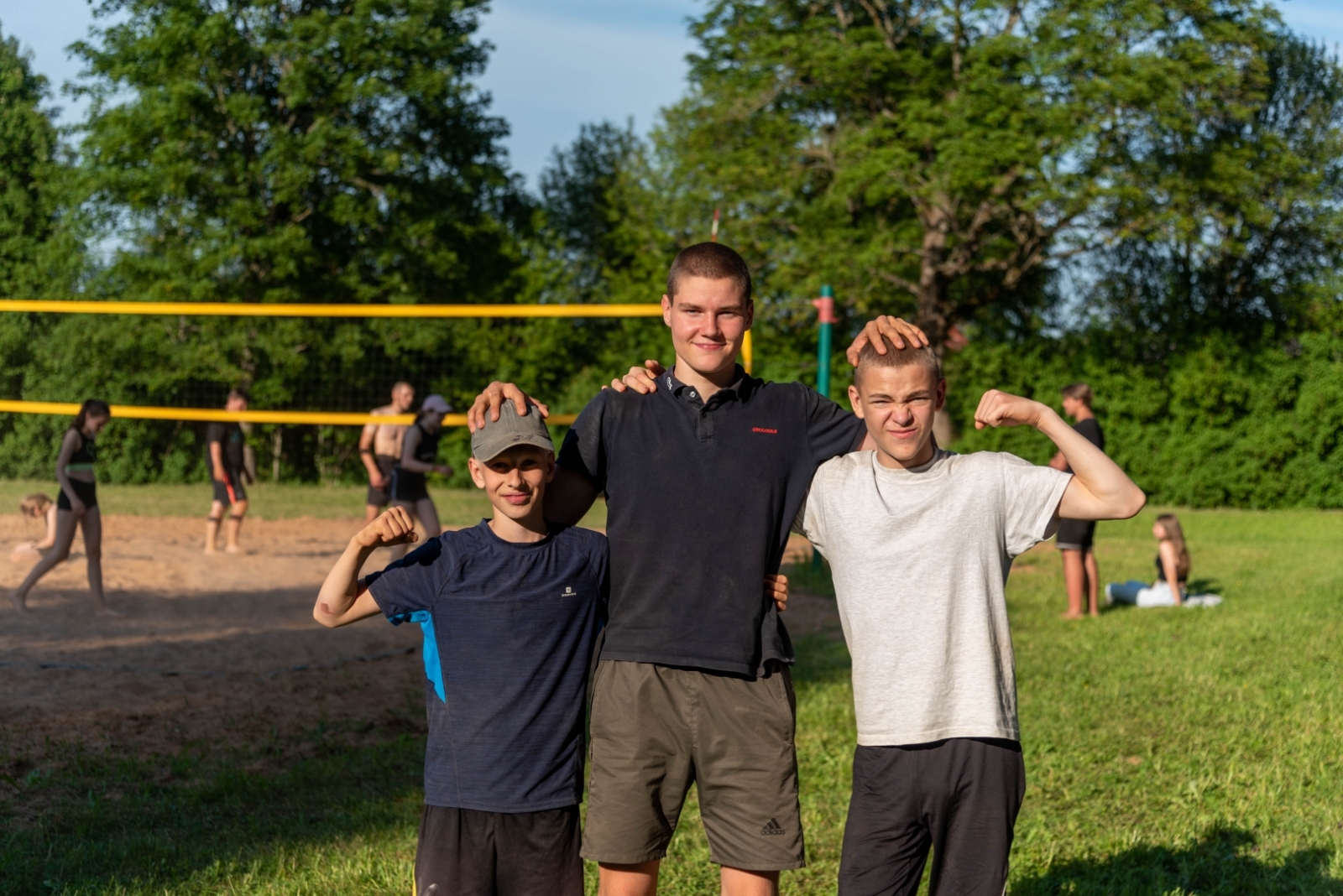 Jauniešu volejbola turnīrs Riebiņos