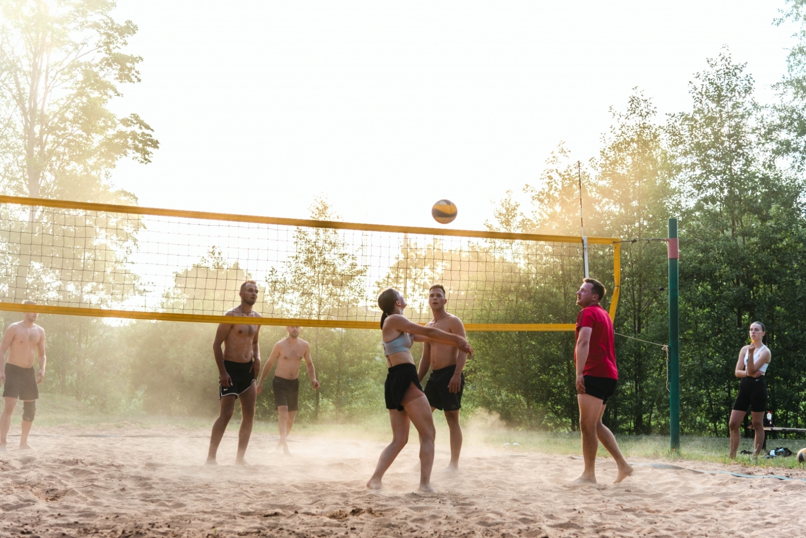 Jauniešu volejbola turnīrs Riebiņos