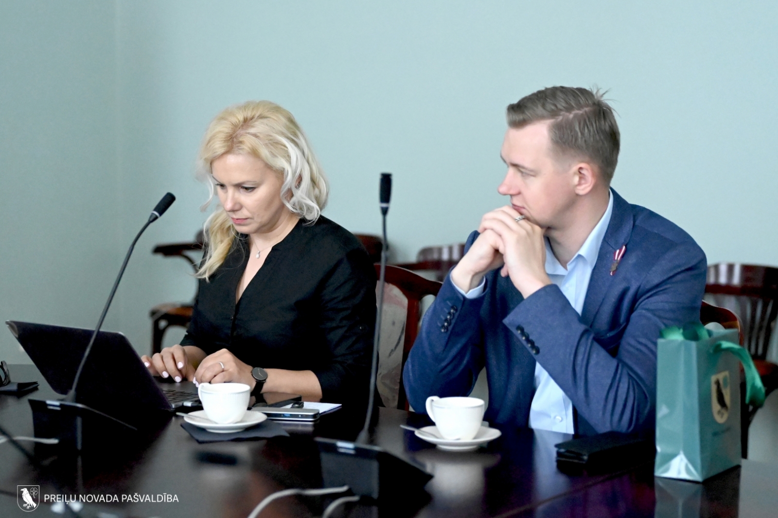 Preiļu novadā viesojās Klimata un enerģētikas ministrs Kaspars Melnis