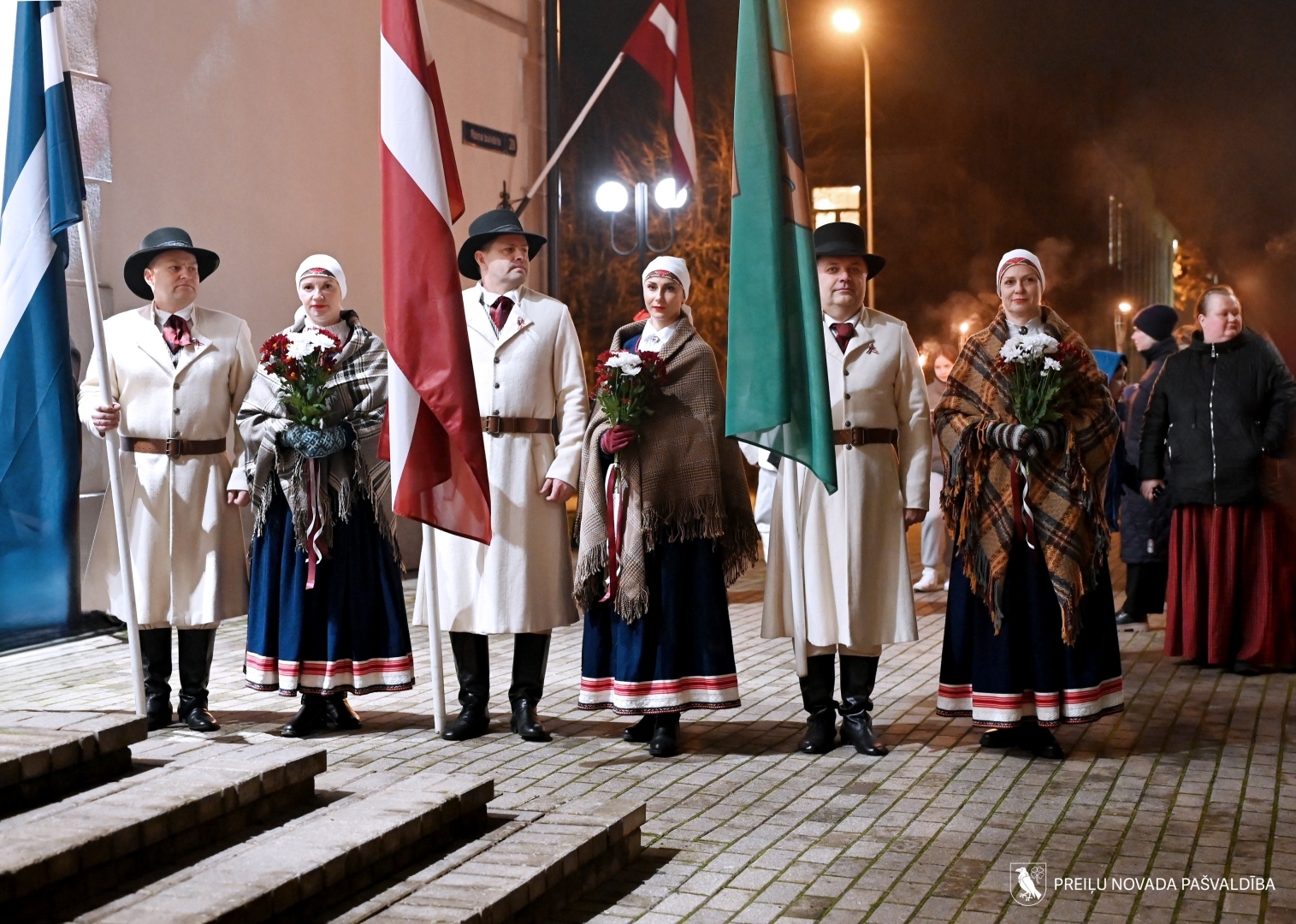 Lāčplēša dienas lāpu gājiens Preiļos