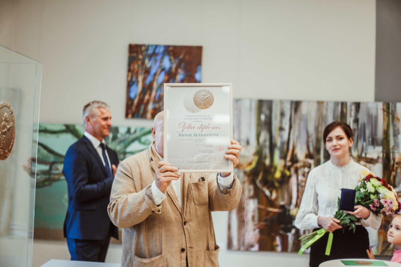 Jāzepa Pīgožņa balvas Latvijas ainavu glezniecībā pasniegšanas ceremonija