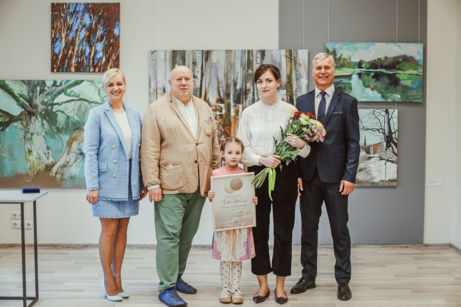 Jāzepa Pīgožņa balvas Latvijas ainavu glezniecībā pasniegšanas ceremonija