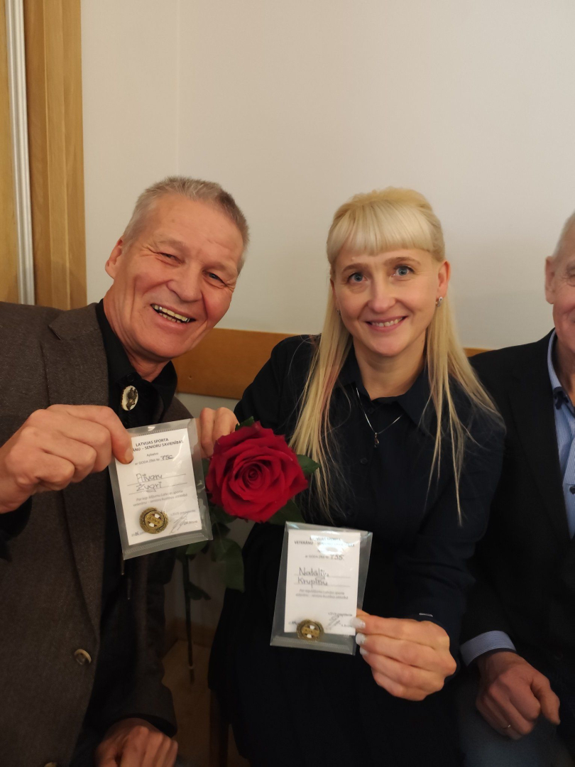 Latvijas Sporta veterānu – senioru savienība godina 2025. gada izcilākos sportistus