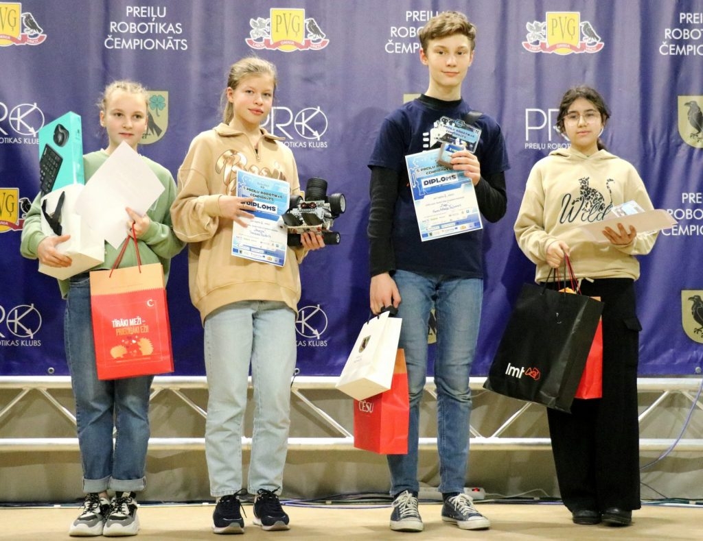 Aizvadīts 15. Latvijas robotikas čempionāta 5. Preiļu robotikas čempionāta posms