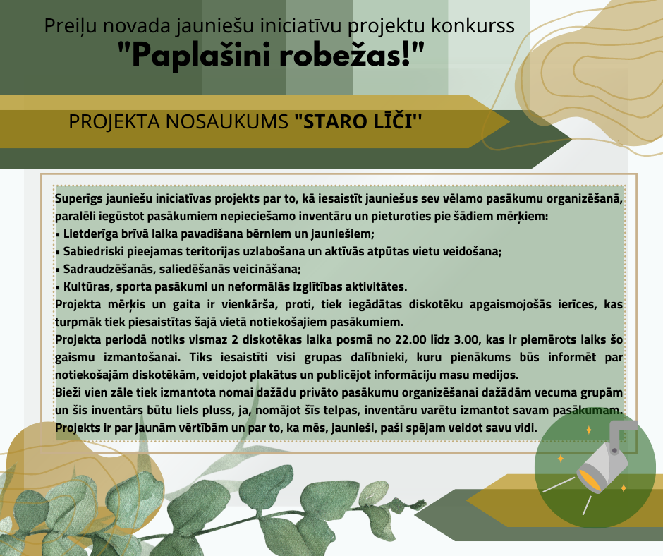 Sācies Preiļu novada jauniešu iniciatīvu projektu konkursa “Paplašini robežas!” publiskais balsojums