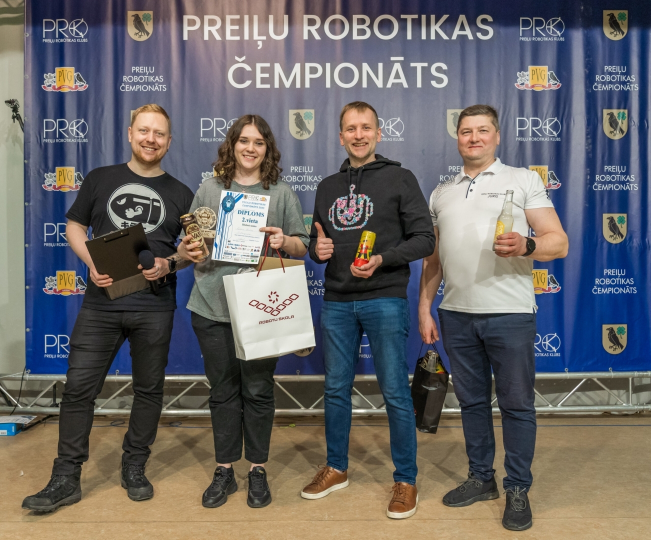 Aizvadīts 16. Latvijas robotikas čempionāta 6. Preiļu robotikas čempionāta posms