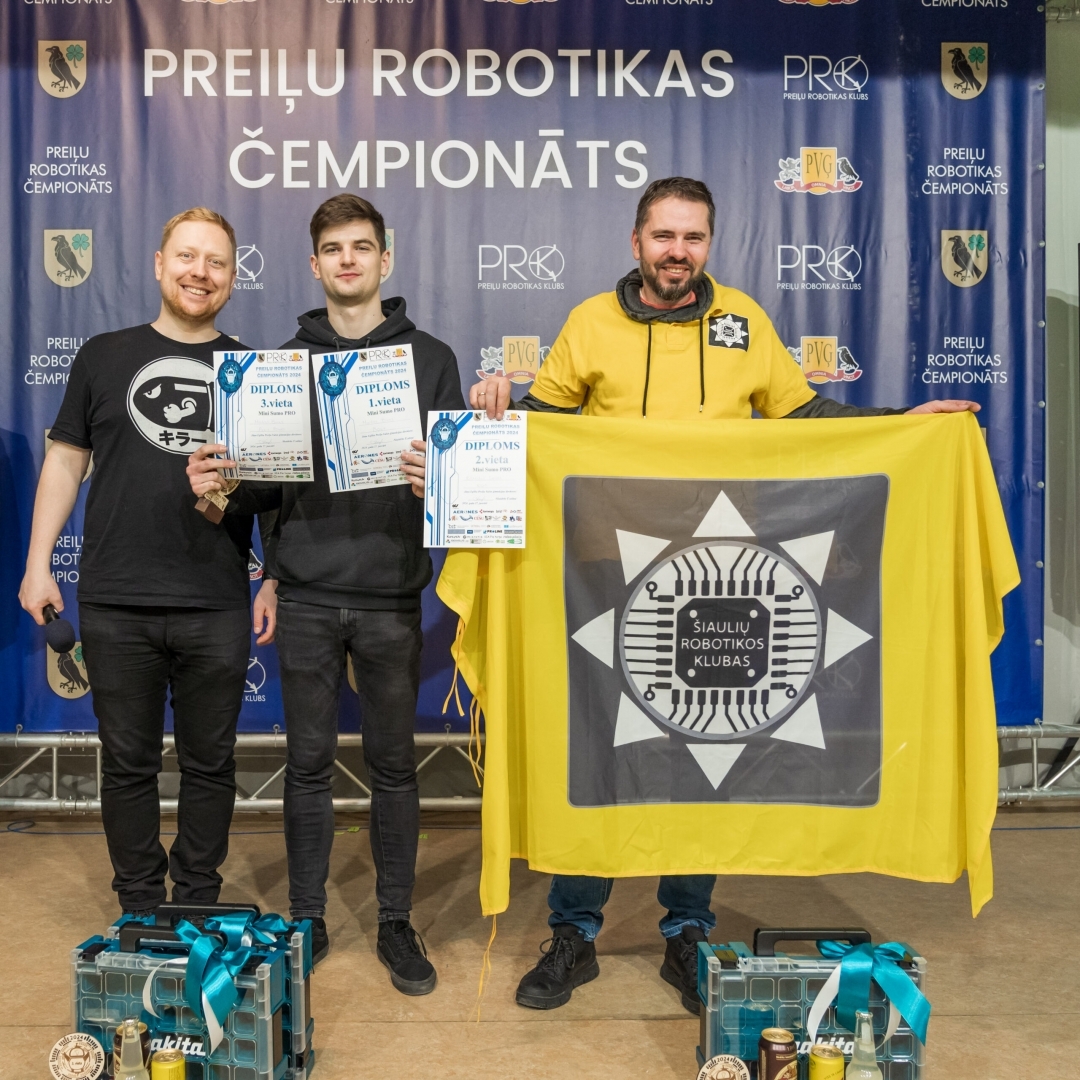 Aizvadīts 16. Latvijas robotikas čempionāta 6. Preiļu robotikas čempionāta posms