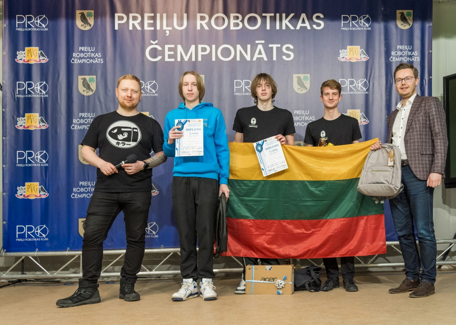 Aizvadīts 16. Latvijas robotikas čempionāta 6. Preiļu robotikas čempionāta posms