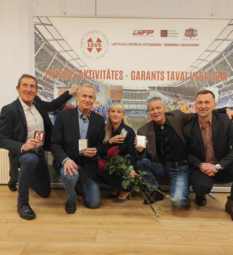 Latvijas Sporta veterānu – senioru savienība godina 2025. gada izcilākos sportistus