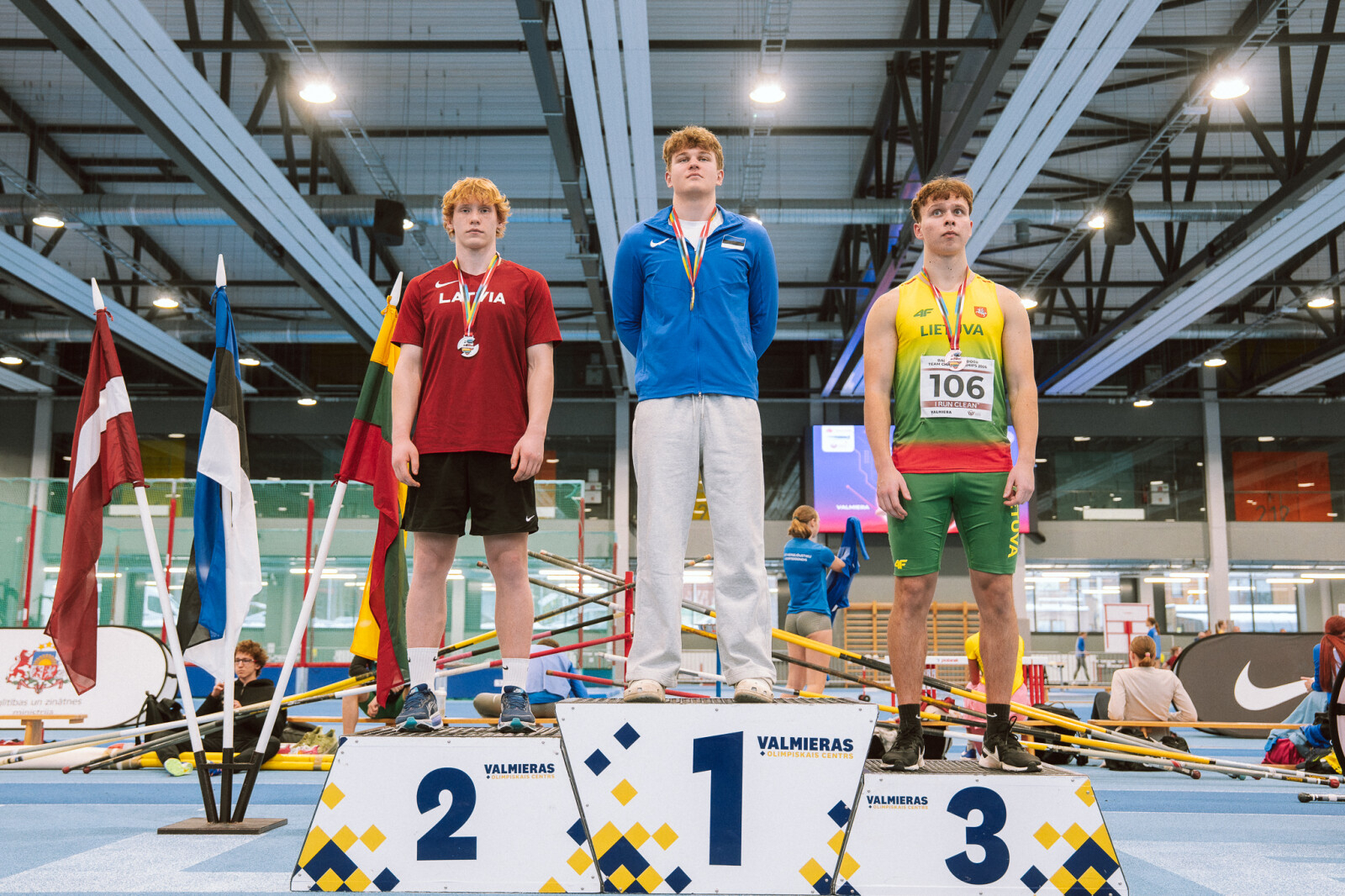 Preiļu novada Bērnu un jauniešu sporta skolas vieglatlēti startē Latvijas valsts U-18 izlasē