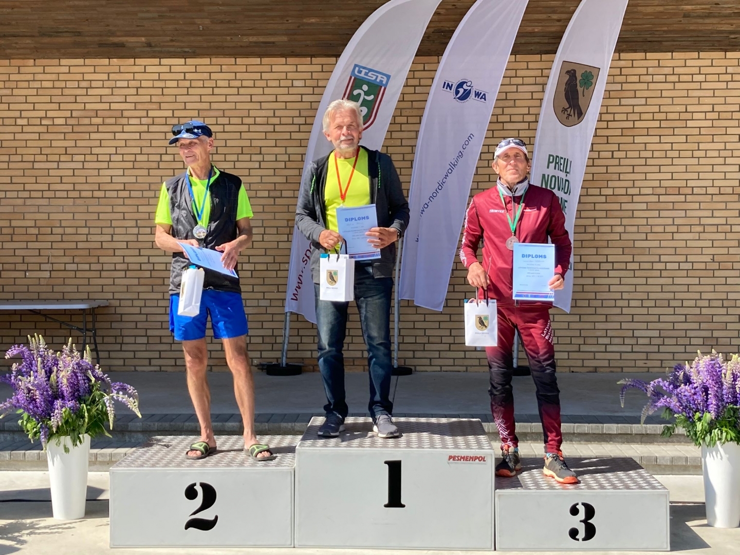 Latvijas čempionāts nūjošanā un iešanā Aglonā