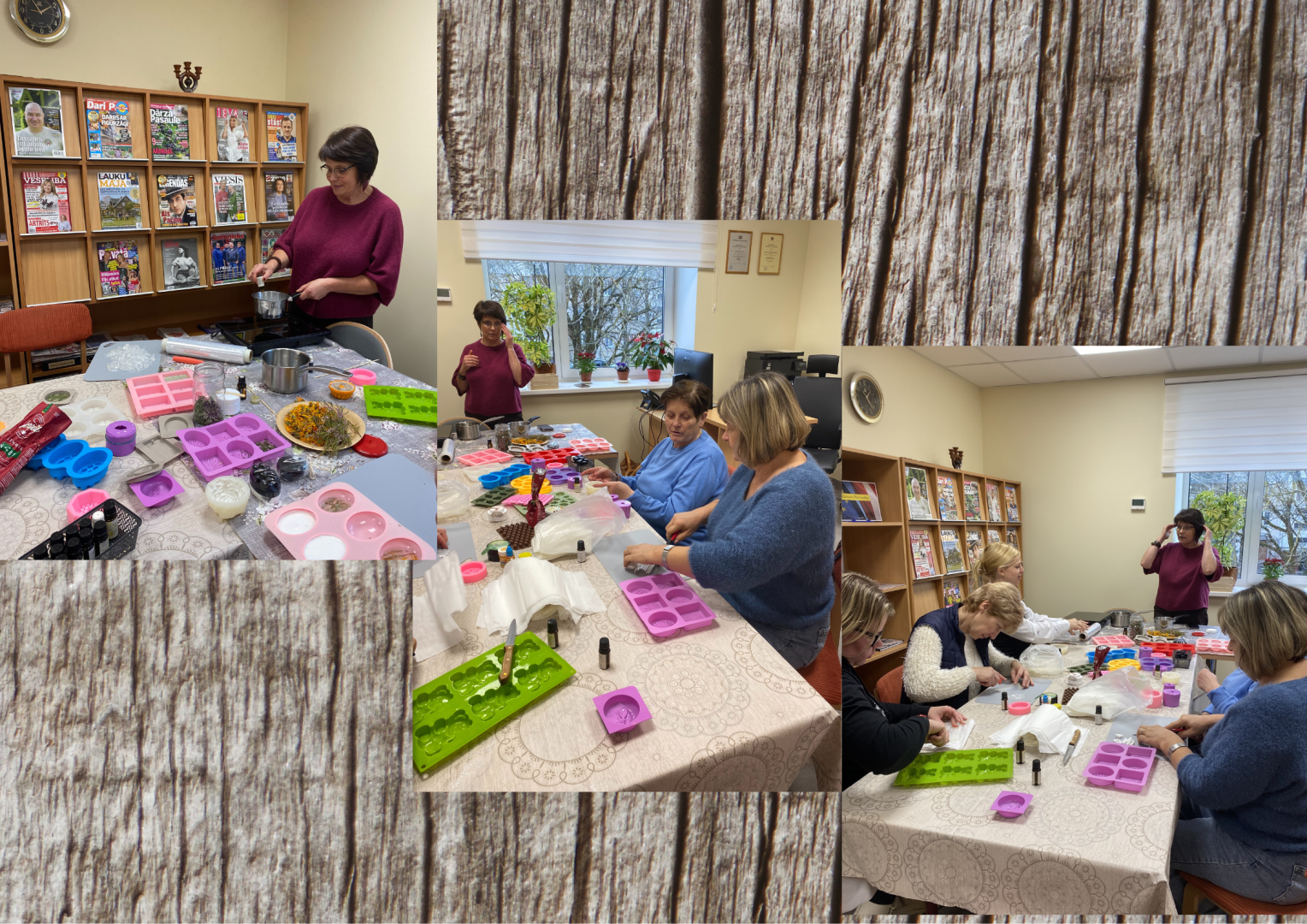 Nodarbības “ECO izstrādājumi - ziepju izgatavošana” foto galerija