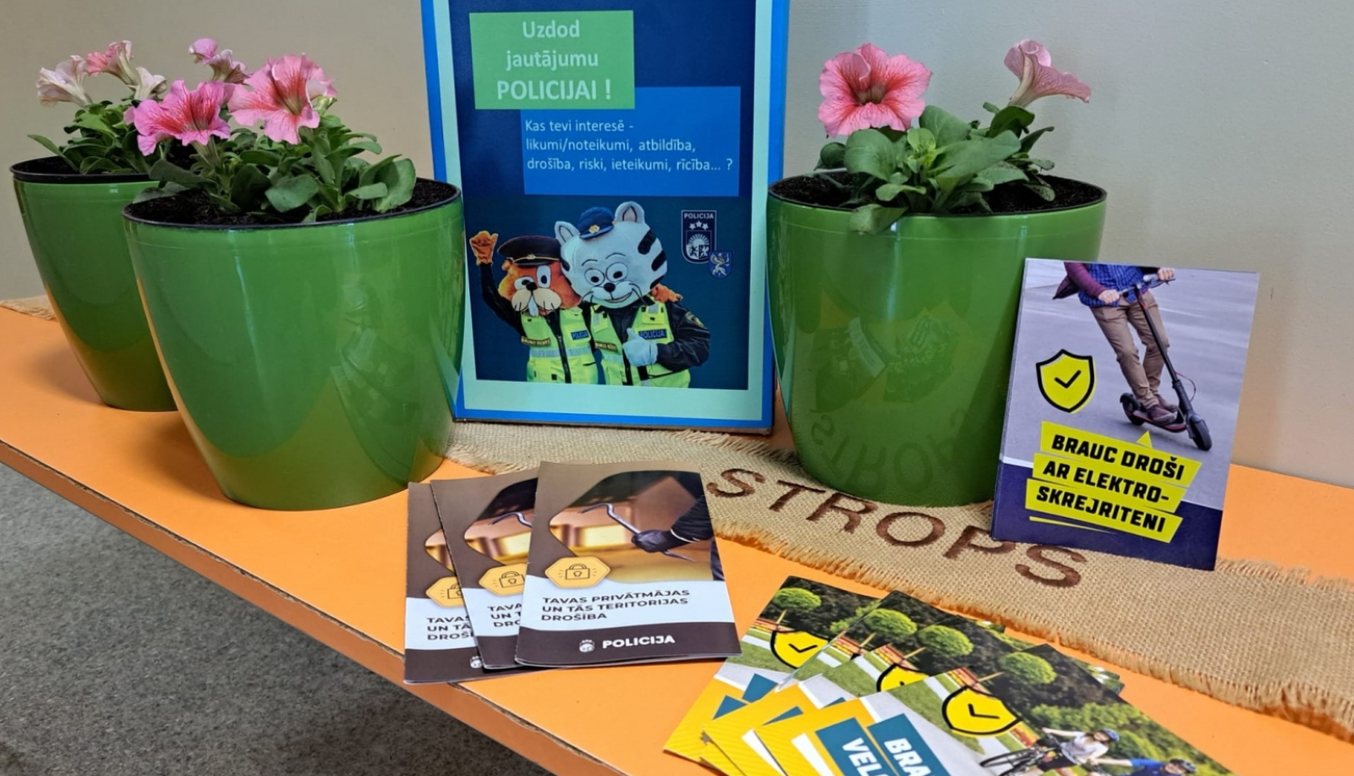 Kampaņa “Uzdod jautājumu policijai!” Aglonas BJBLPC “Strops”