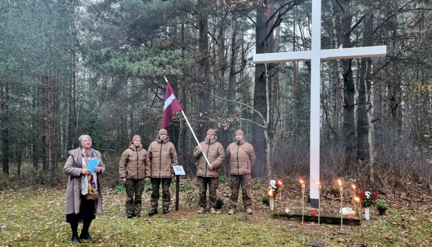 Vārkavā norisinājās Lāčplēša dienai veltīts pasākums 