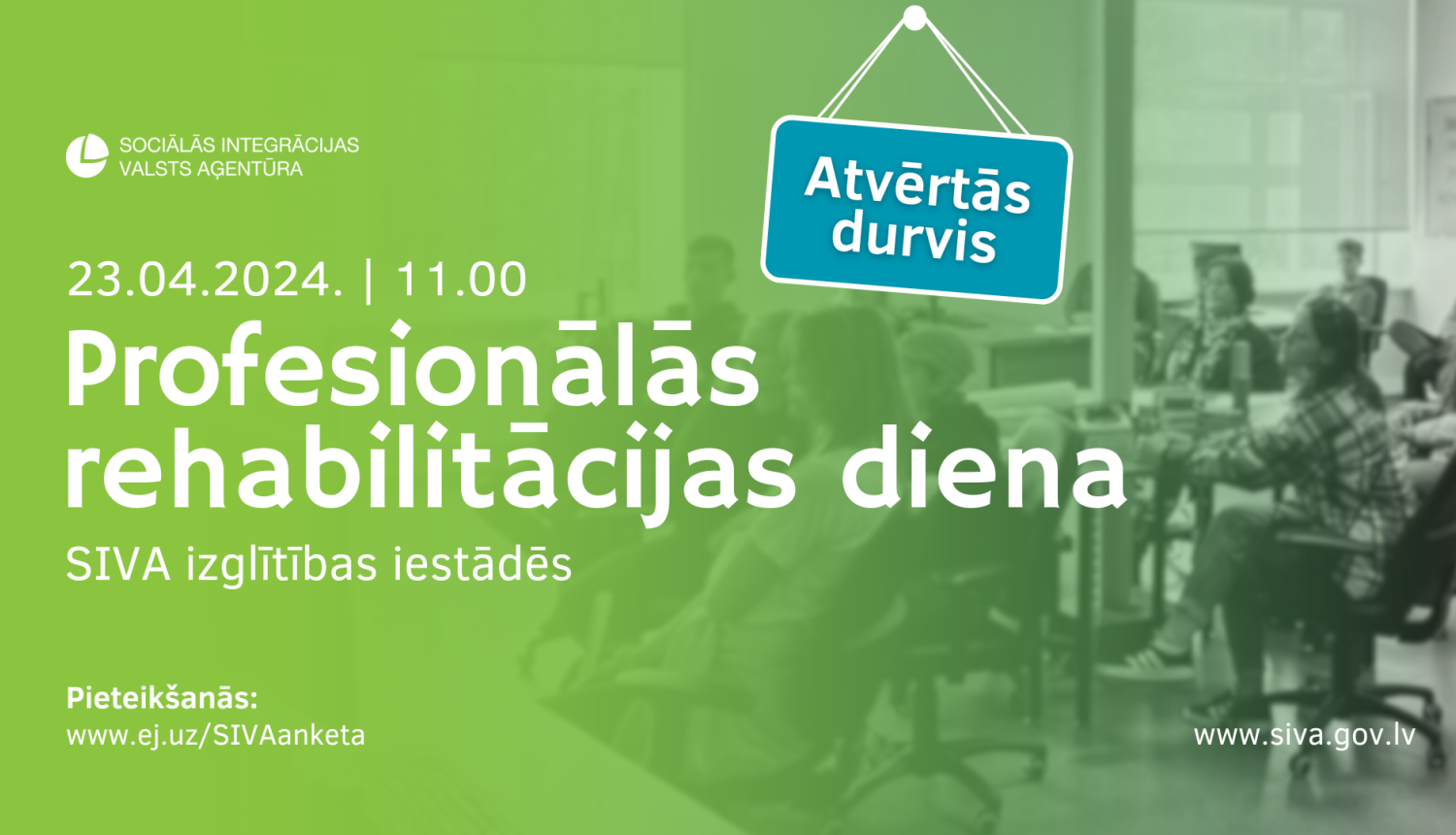 Sāc jaunu ceļu savā karjerā! SIVA aicina apmeklēt atvērto durvju dienu SIVA izglītības iestādēs