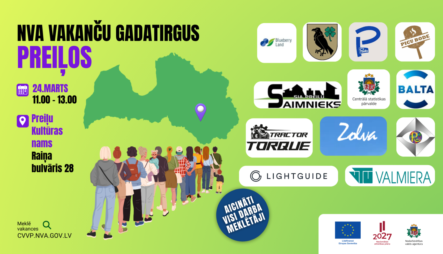 NVA vakanču gadatirgus Preiļos