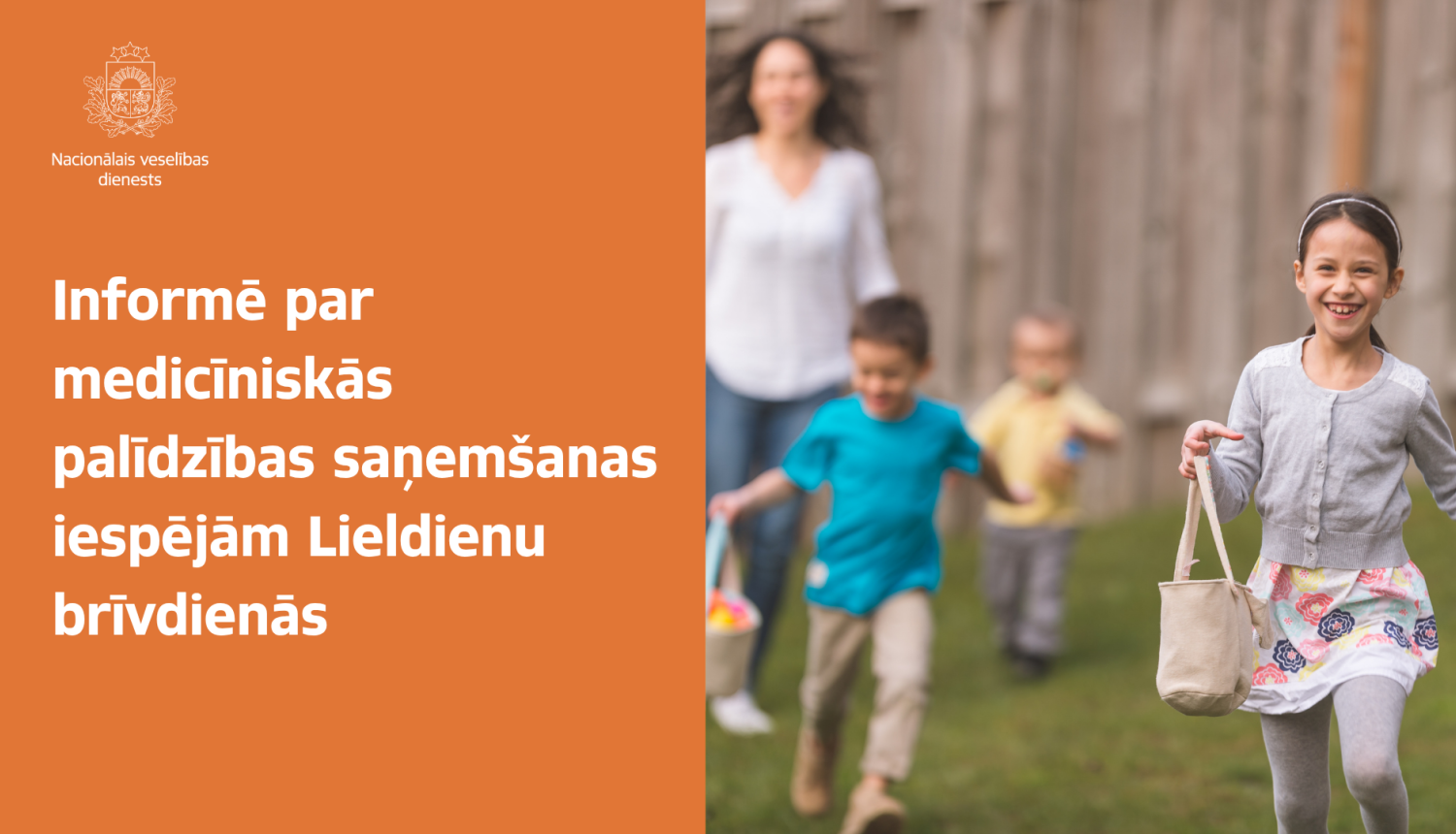 Informē par medicīniskās palīdzības saņemšanas iespējām Lieldienu brīvdienās