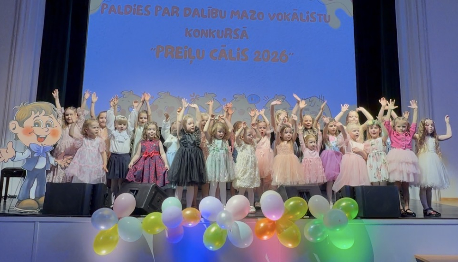 Izskanējis mazo vokālistu sadziedāšanās konkurss "Preiļu Cālis 2026"